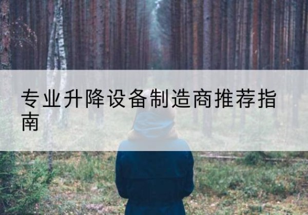蒲城电动剪叉升降平台厂家-专业升降设备制造商推荐指南